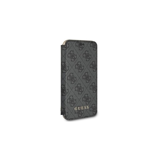 Apple iPhone X / iPhone XS GUESS Charms collection premium etui z klapką (Szary )