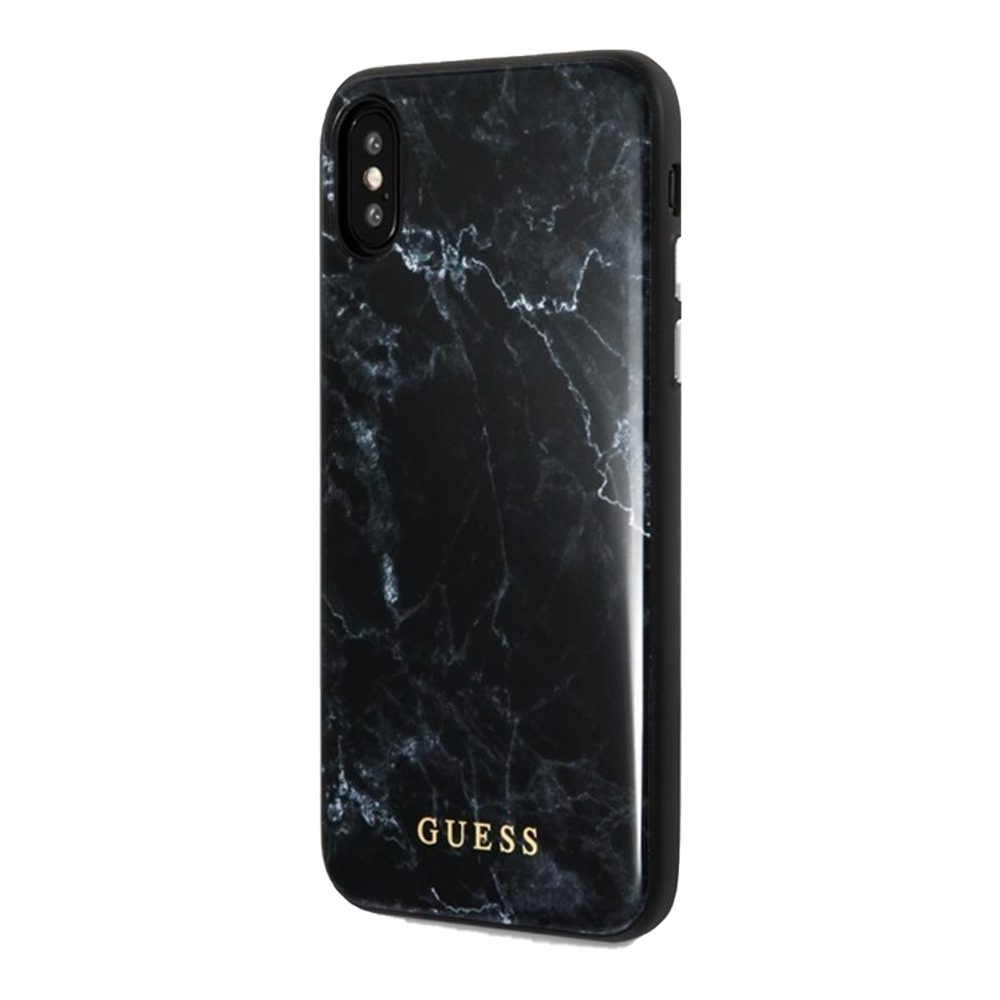 [GUHCPXHYMABK] Apple iPhone X / XS Guess Marble case (Black) - GUHCPXHYMABK