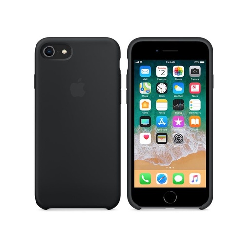 Apple iPhone 7/8/SE 2020/SE 2022 MagSafe kompatybilny silikonowy etui (Czarny)