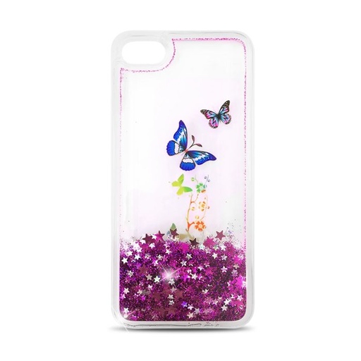Apple iPhone 7 / iPhone 8 / iPhone SE 2020 / iPhone SE 2022 liquid glitter etui na plecki (Fioletowy)