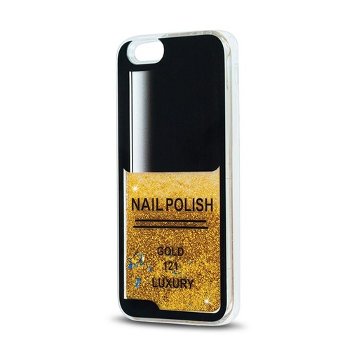 Apple iPhone 7 / iPhone 8 / iPhone SE 2020 / iPhone SE 2022 liquid glitter etui na plecki (Złoty)