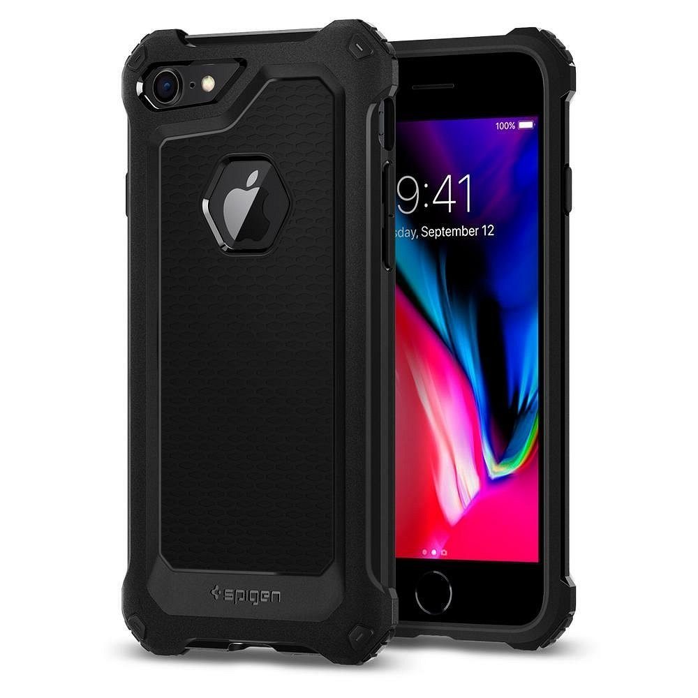 [8809522194387] Apple iPhone 7 / iPhone 8 / iPhone SE 2020 / iPhone SE 2022 Spigen Rugged armor shockproof case (Black)