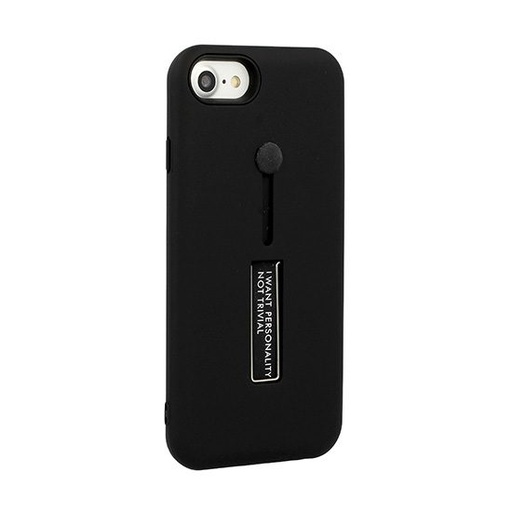Apple iPhone 6/ 6S ring finger stand etui na plecki, (Czarny)