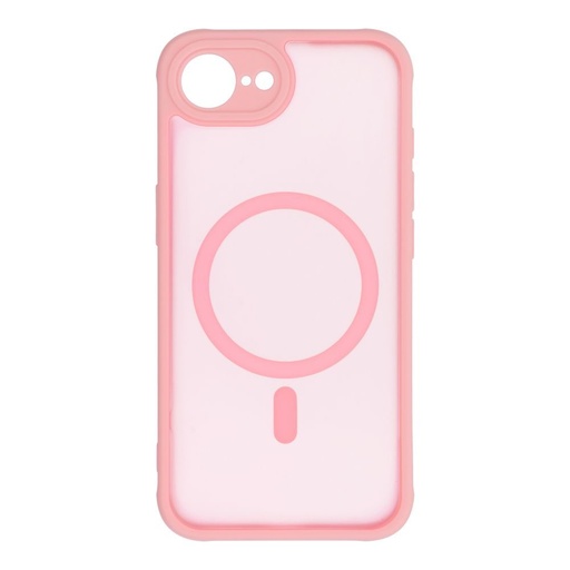 Apple iPhone 16e Full matte mag magsafe etui na plecki (Różowy)