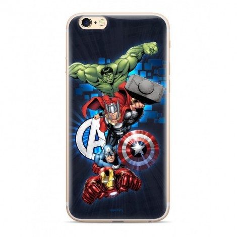 Apple iPhone 13 Mini Marvel Avengers 001 silicone etui na plecki (Niebieski)
