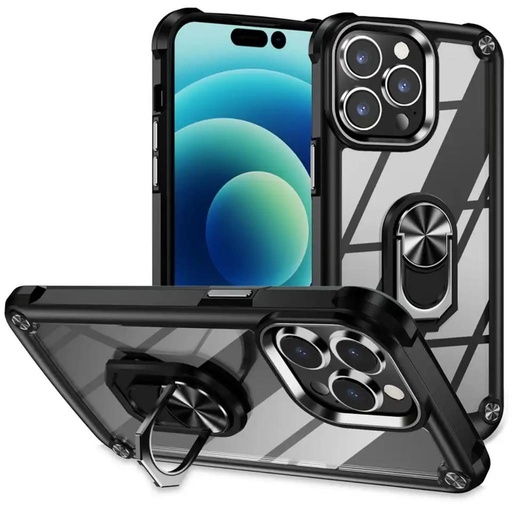 Apple iPhone 12/12 Pro airbag wstrząsoodporny etui na plecki (Czarny)