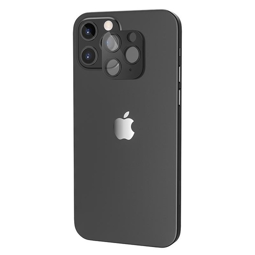Apple iPhone 12 z metalową ramką aparat ochronny szkło hartowane , czarny