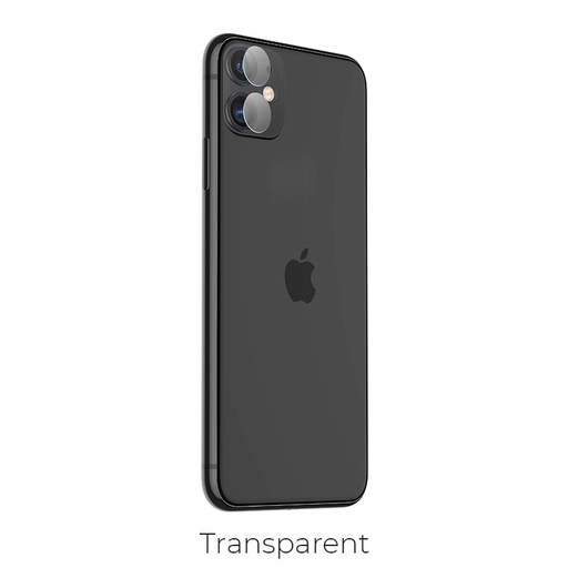 Apple iPhone 11 z metalową ramką aparat ochronny szkło hartowane , przezroczysty