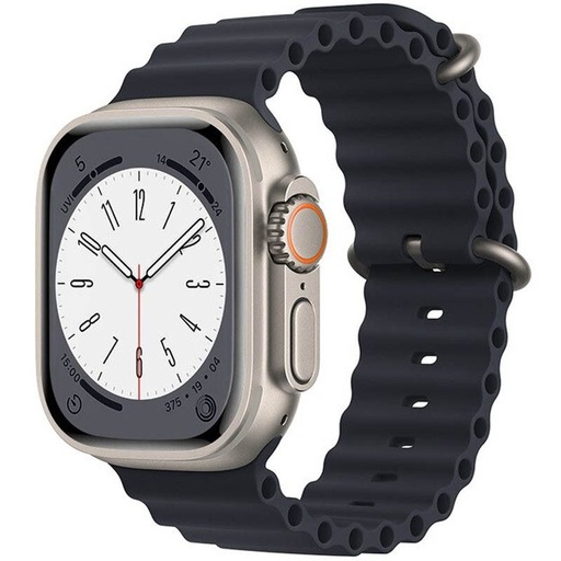 Apple Watch 42mm / Watch 44mm / Watch 45mm / Watch 49mm HOCO WA12 silikonowy pasek niebieski