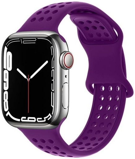 Apple Watch 42mm / Watch 44mm / Watch 45mm / Watch 49mm HOCO WA08 smartwatch pasek fioletowy