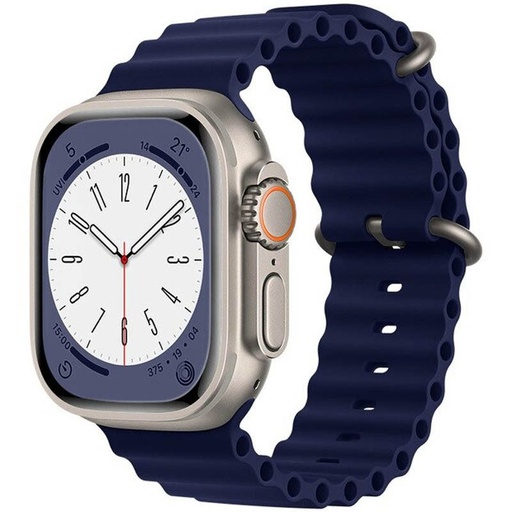 Apple Watch 38mm / Watch 40mm / Watch 41mm HOCO WA12 silikonowy pasek niebieski