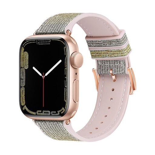 Apple Watch 38mm / Watch 40mm / Watch 41mm HOCO WA11 diamond smartwatch pasek żółty