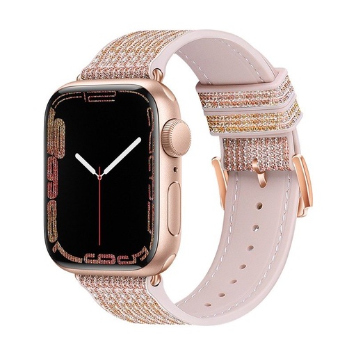 Apple Watch 38mm / Watch 40mm / Watch 41mm HOCO WA11 diamond smartwatch pasek czerwony
