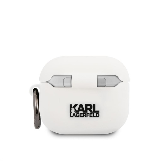 Apple AirPods 3 Karl Lagerfeld Rue St Guillaume etui (Biały) – KLACA3SILRSGWH