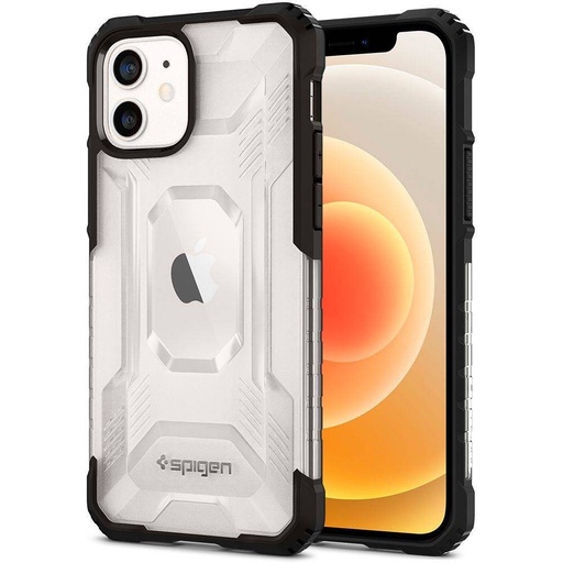 Apple iPhone 12/12 Pro Spigen nitro force wstrząsoodporny etui na plecki (Czarny)
