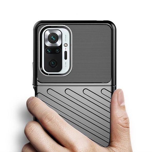 Samsung Galaxy A52 4G/A52 5G/A52s 5G thunder etui na plecki (Czarny)