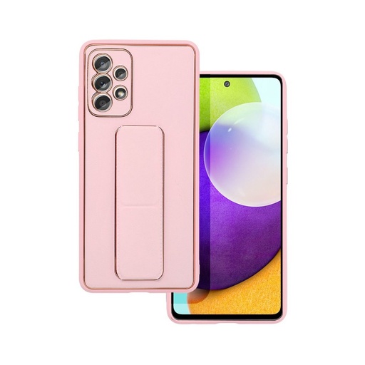 Samsung Galaxy A52 4G/A52 5G/A52s 5G skóra etui ochronne wysuwany ze stojakiem, magnetyczny uchwyt samochodowy kompatybilny (Różowy)