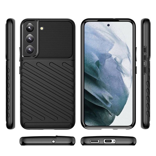 Samsung Galaxy S22 thunder etui na plecki (Czarny)