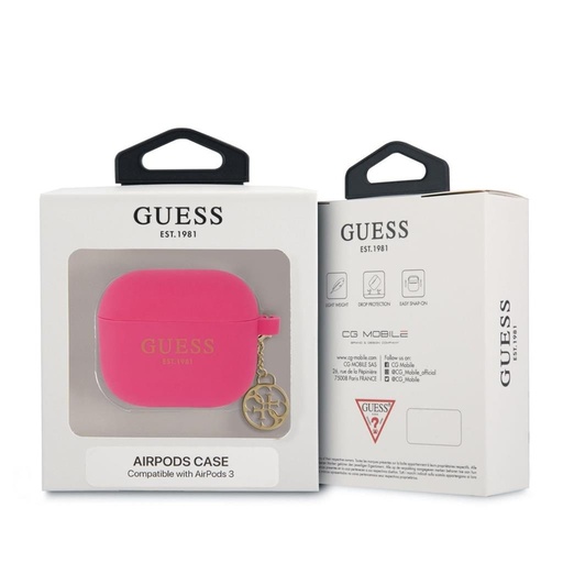 AirPods 3 Guess 4G Charms etui (Różowy) - GUA3LSC4EF