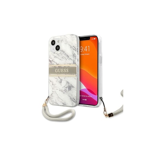 Apple iPhone 13 Pro Guess TPU Marble Stripe etui (Szary) – GUHCP13LKMABGR