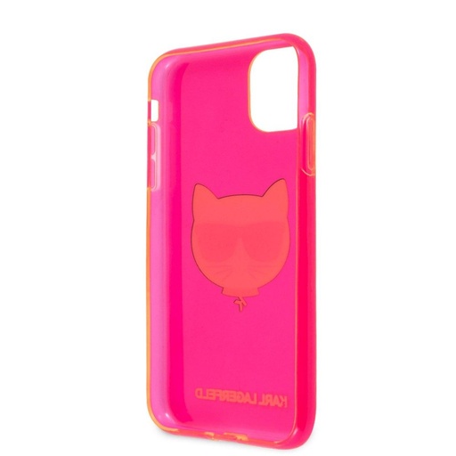 Apple iPhone 13 Pro Karl Lagerfeld Choupette Head etui (Różowy) – KLHCP13LCHTRP