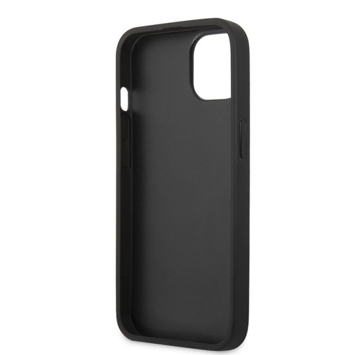 Apple iPhone 13 mini Karl Lagerfeld PU Saffiano Karl Head etui (Srebrny) – KLHCP13SSAKHSL