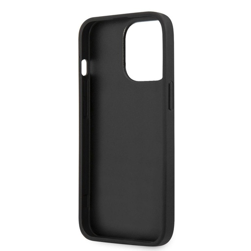 Apple iPhone 13 Pro Karl Lagerfeld PU Saffiano Karl Head etui (Czarny) – KLHCP13LSAKHBK