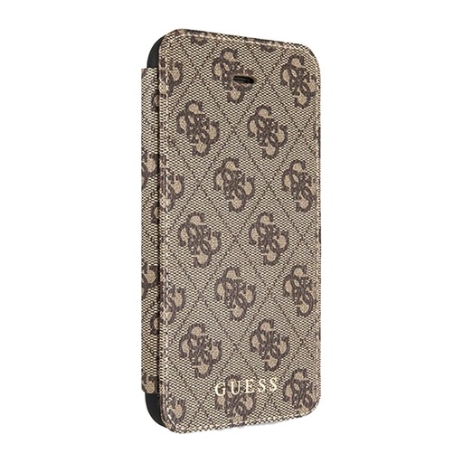 Apple iPhone 7 / iPhone 8 / iPhone SE 2020 / iPhone SE 2022 GUESS premium etui z klapką (Brązowy - GUFLBKI84GB)