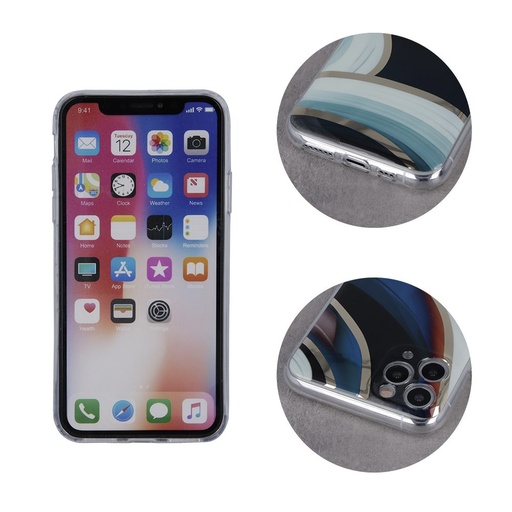 Apple iPhone 7 / iPhone 8 / iPhone SE 2020 / iPhone SE 2022 marmur wzorzysty silikonowy etui na plecki (Shadow)