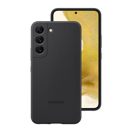 Samsung Galaxy S22 silicone cover fabryczny etui na plecki, czarny - EF-PS901TBE