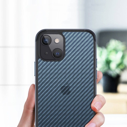 Apple iPhone 13 Mini Sulada carbon fiber etui na plecki (Czarny)