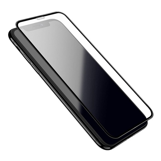 Apple iPhone XR/11 (6.1) Hoco silk screen pełny samoprzylepny szkło hartowane, przezroczysty (czarny z ramką)