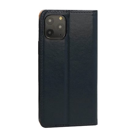 Apple iPhone 12/12 Pro oryginalny skóra etui z klapką (Niebieski)