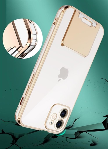 Apple iPhone 7/8/SE 2020/SE 2022 luxury z podpórką etui na plecki (Fioletowy)