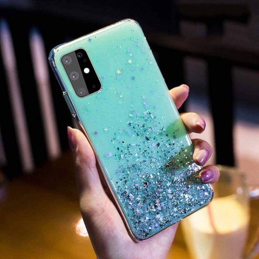 Samsung Galaxy A33 5G glue glitter etui na plecki (Zielony)
