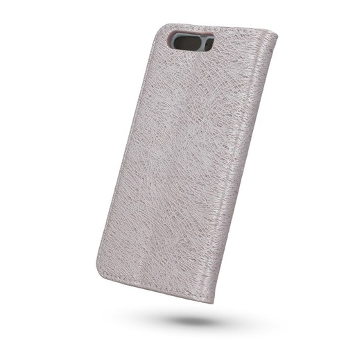 Huawei P10 Lite smart shine magnetyczny etui z klapką, różowe złoto