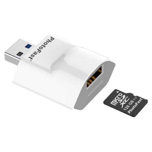 Photofast iOS microSD rozszerzalny Photocube smart do ratowania danych, Biały
