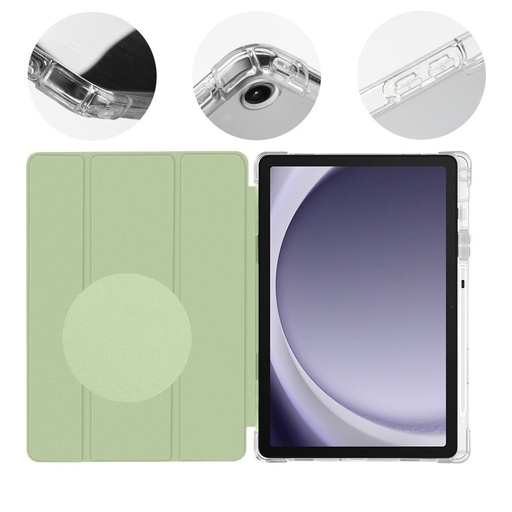 Samsung Galaxy Tab A9+ 11.0 OBAL:ME MistyTab tablet etui (Jasnozielony)