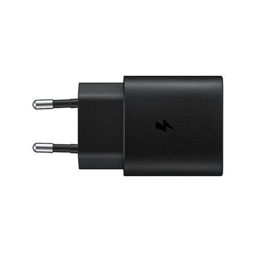 Samsung USB-C sieciowy ładowarka 25W (Czarny) - ECO opakowanie