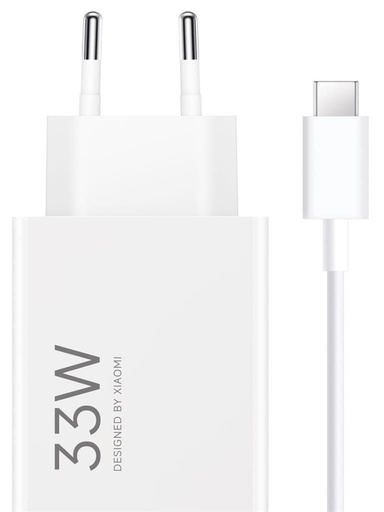 Xiaomi sieciowy ładowarka Type-C z kablem (Biały) - 33W 3A - MDY-16-EF