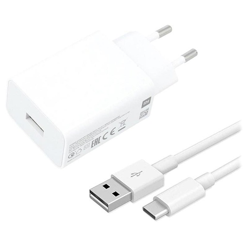 Xiaomi MDY-11-EP sieciowy szybka ładowarka type-C z kablem 22.5W (Biały) ECO opakowanie