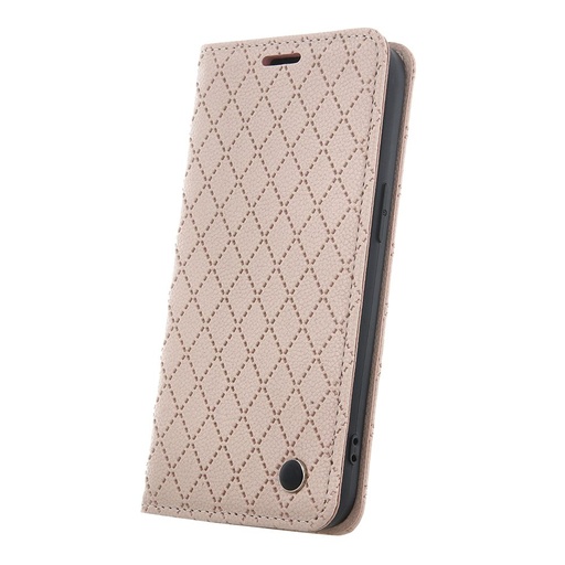 Apple iPhone 16e Smart Caro etui z klapką (Beżowy)