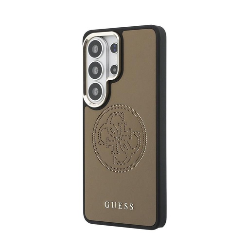 Guess PU Perforated 4G Logo Magnetic Samsung Galaxy S26 Ultra (Brązowy)