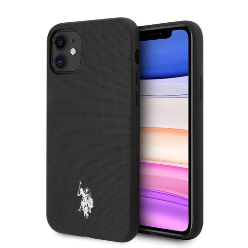 Apple iPhone 11 U.S. POLO premium etui na plecki (Czarny) - USHCN61PUBK