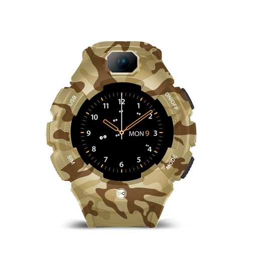Forever Care Me KW-400 dziecięcy smartwatch, military