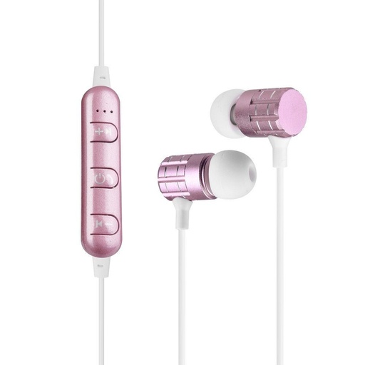 AWEI F1 bluetooth headset, różowy