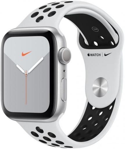 Apple watch Series 5 Nike 44mm, srebrny
