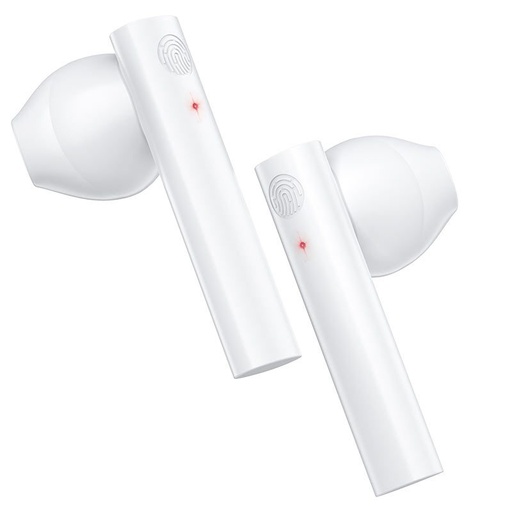 Borofone BE40 bezprzewodowy headset, BT v5.0, LED wskaźnik stanu, biały
