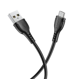 Borofone BX51 microUSB kabel, 1M, 3A, czarny