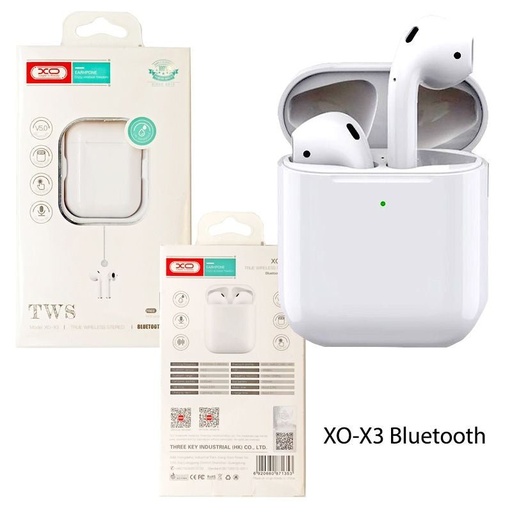 XO X3 bezprzewodowy Bluetooth słuchawki (Biały)